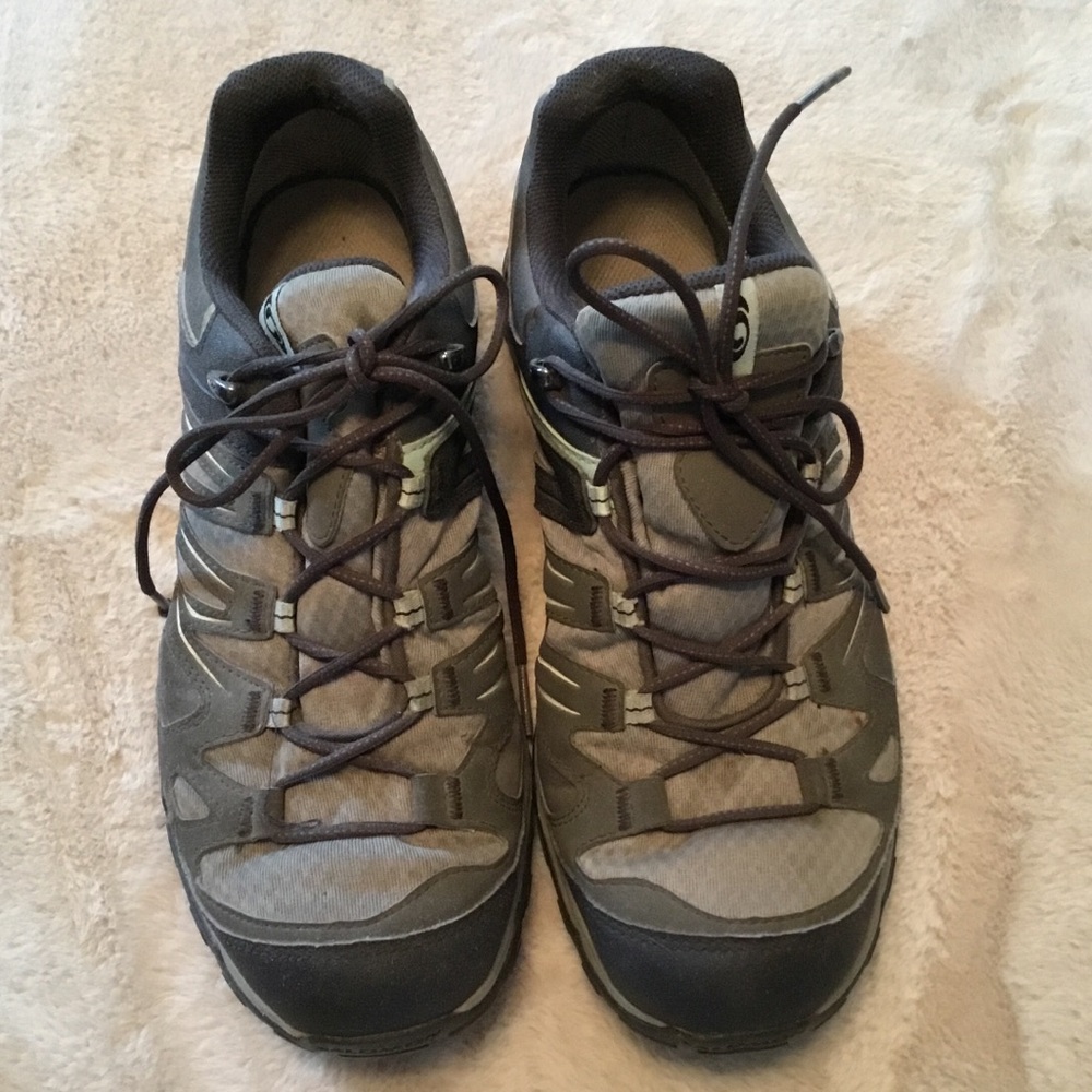 Salomon XA Pro 3D Trail Chassis Gray/Olive Hiking Shoes - 10